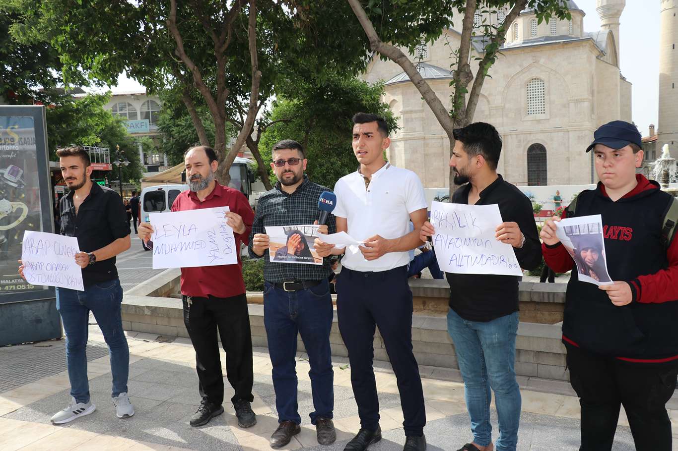 Malatya'dan Suriyeli Leyla Muhammed’e destek Malatya'dan Suriyeli Leyla Muhammed’e destek